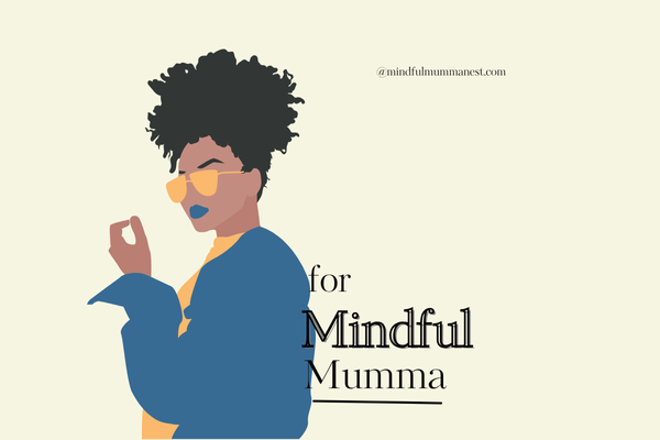Confident Mumma in Style – Mindful Mumma Nest Illustration of a confident woman in sunglasses and bold colors, representing empowered mums building mindful businesses at mindfulmummanest.com