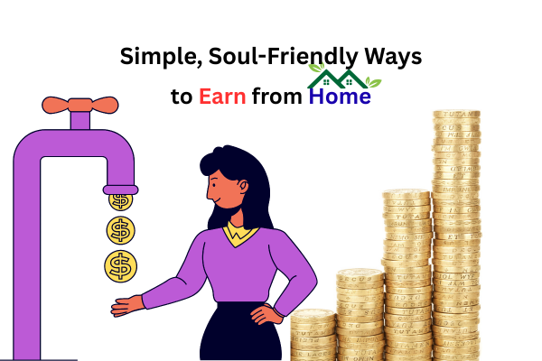 simple-soul-friendly-ways-to-earn-from-home.png "Illustration of a woman earning money from home in a simple and stress-free way"