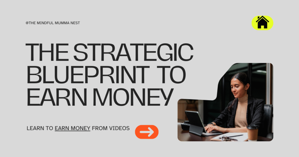 Woman working on laptop with coffee, representing the strategic blueprint to earn money online through YouTube videos and content creation