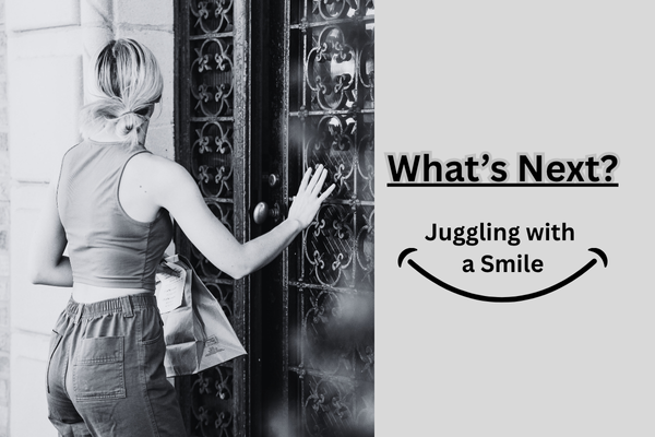 What’s Next on Your Work-from-Home Journey? Woman stepping into a new opportunity with confidence — symbolizing the next step in earning online as a mindful mum.