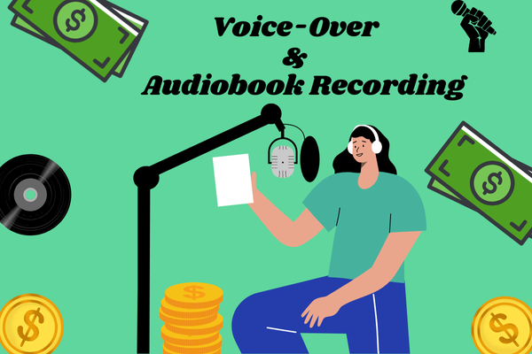Voice-over and audiobook recording ideas for housewives to earn money from home in 2025