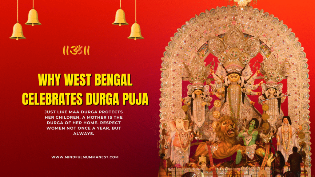 Why West Bengal Celebrates Durga Puja 2025 – Maa Durga with Ganesh, Lakshmi, Saraswati and Kartik