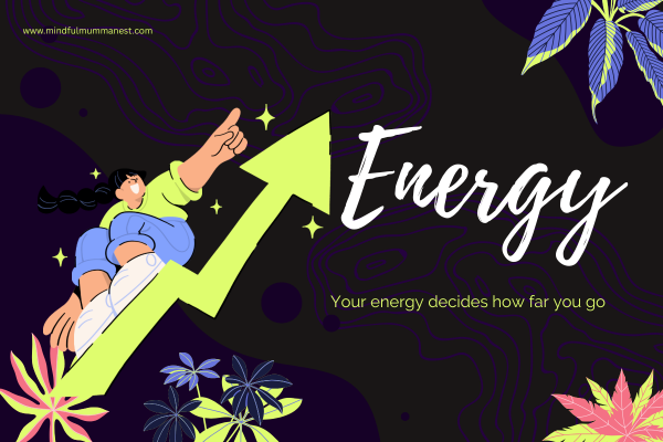 Illustration of a woman confidently rising on a green arrow, symbolizing energy, growth, and motivation to earn money from home.
