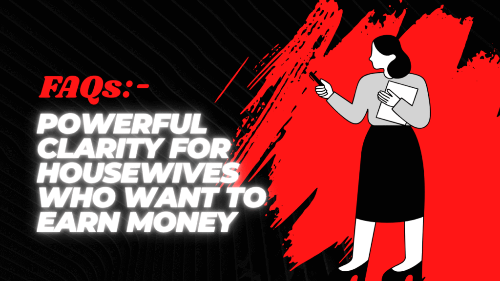 Content image showing money, growth chart, checklist, and ideas symbolizing 11 proven ways for housewives and dreamers to earn money from home