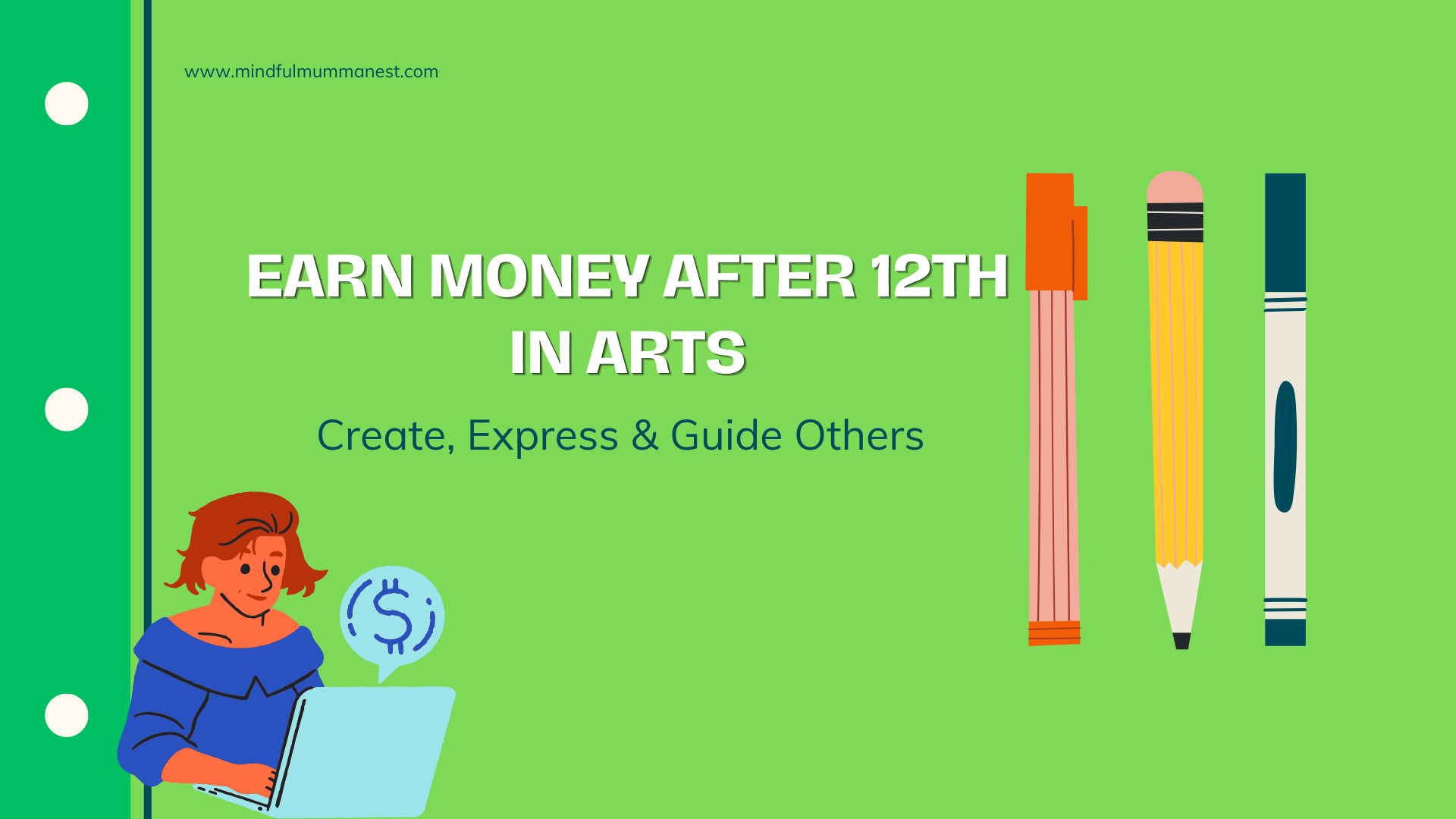Earn money after 12th from home in arts students creating, expressing, and guiding others through online work and creativity.
