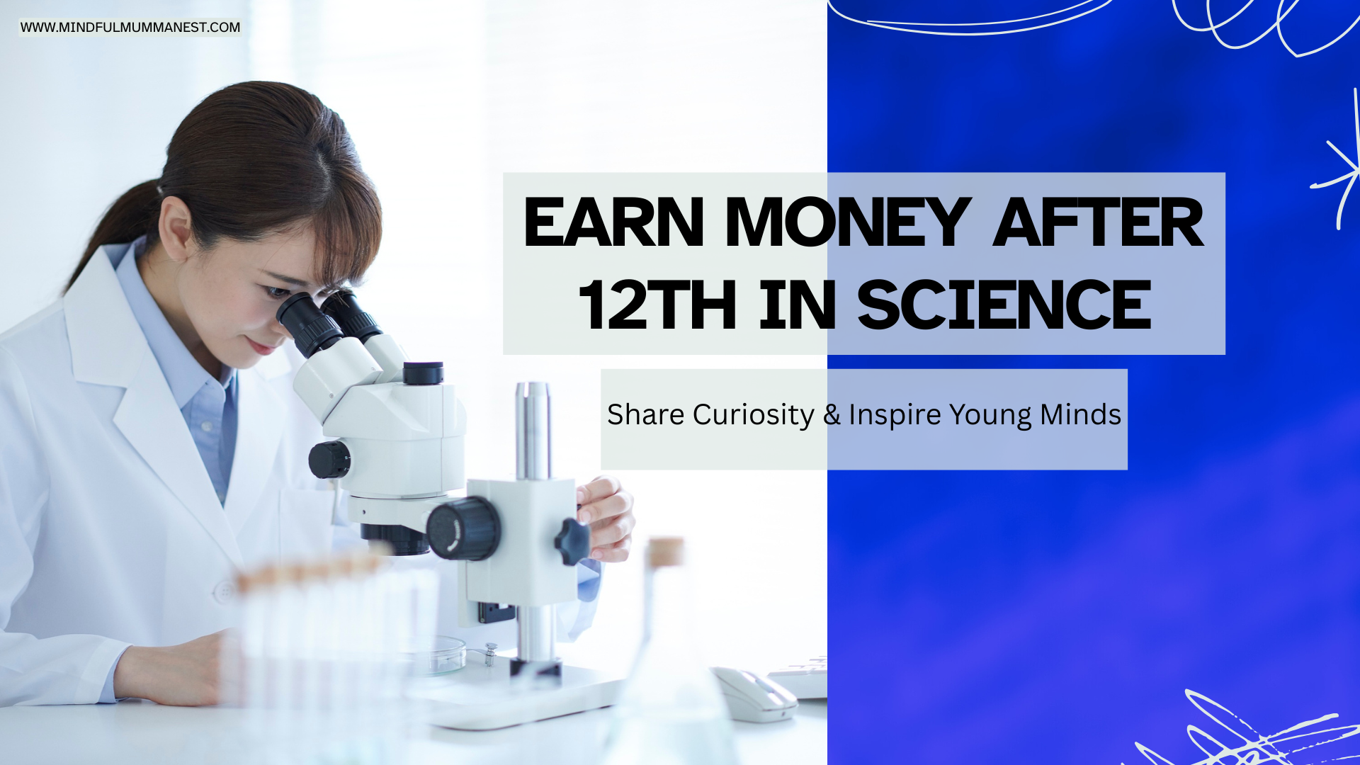 Earn money after 12th from home in science students exploring experiments, learning skills, and inspiring young minds online.
