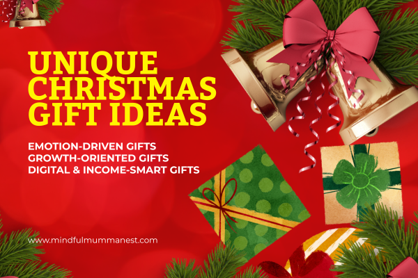 unique Christmas gift ideas including emotion-driven, growth-oriented, and digital income-smart gifts
