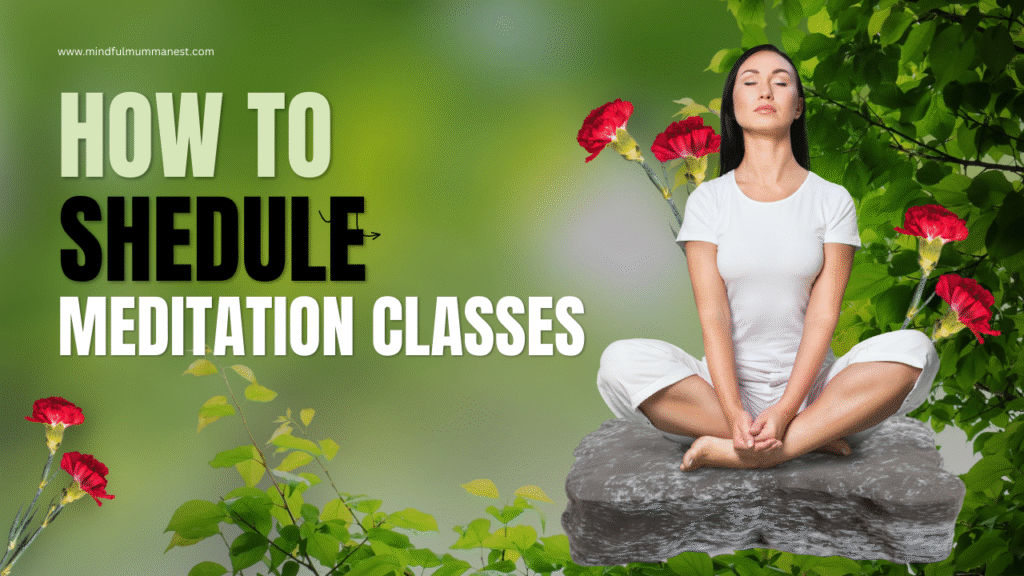 How to earn money from meditation classes from home by scheduling calm and balanced meditation sessions
