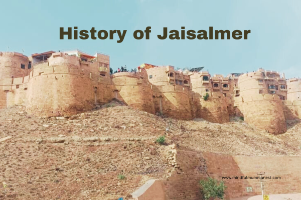Outer walls and fortifications of Jaisalmer Fort highlighting the historical architecture of the city
