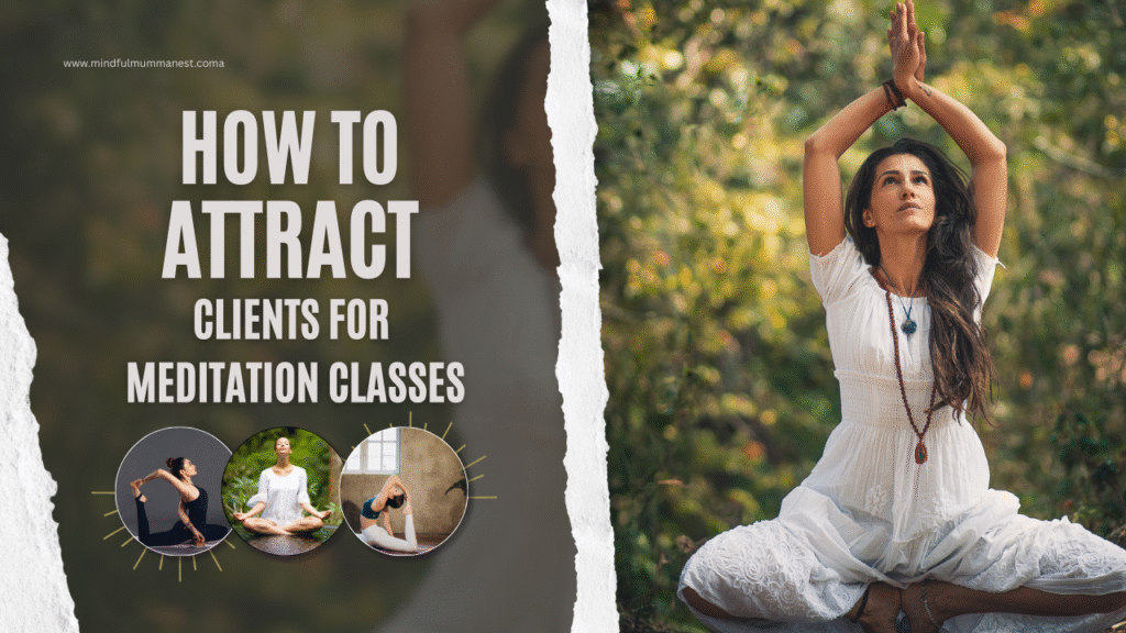 How to earn money from meditation classes from home by attracting the right clients through trust and calm teaching

