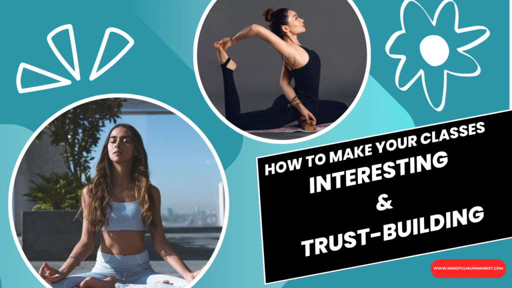 How to earn money from meditation classes from home by making sessions interesting and building student trust
