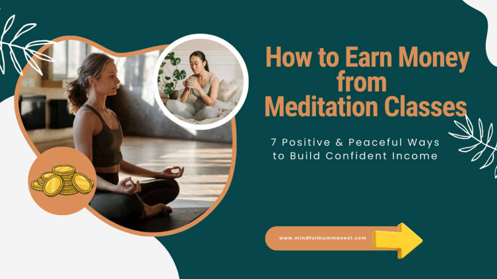 How to earn money from meditation classes from home by teaching calm and guided meditation sessions