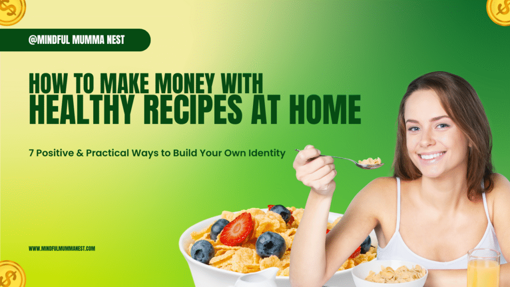 how to make money with healthy recipes at home using simple healthy food ideas