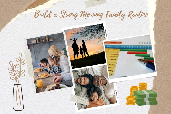 build a strong morning family routine for housewives earning from home