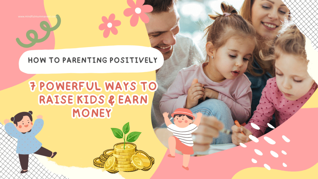 How to parenting positively while learning how to earn money and build strong family values