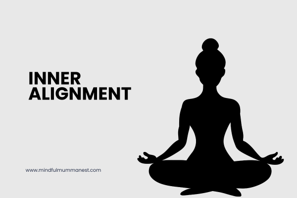  Confidence without clarity to earn money concept showing inner alignment meditation silhouette
