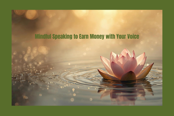  Mindful speaking and voice-based work to earn money through calm spiritual communication

