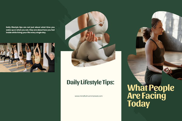  daily lifestyle tips with yoga meditation and healthy routine for happiness and balanced life
