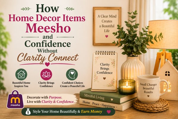 home decor items meesho inspiring confidence without clarity through peaceful home styling, positive décor, and mindful living