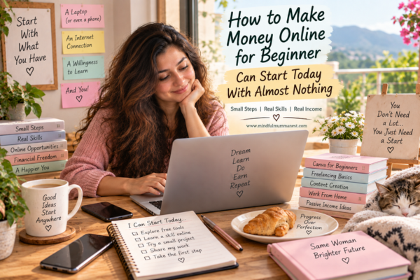  How to make money online for beginner with almost nothing using simple digital skills
