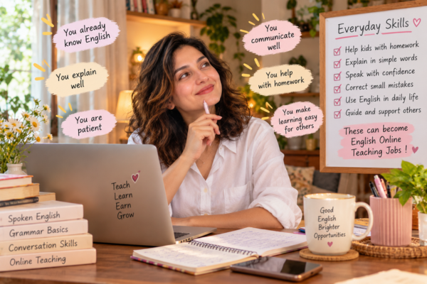 Everyday skills that can lead to English online teaching jobs