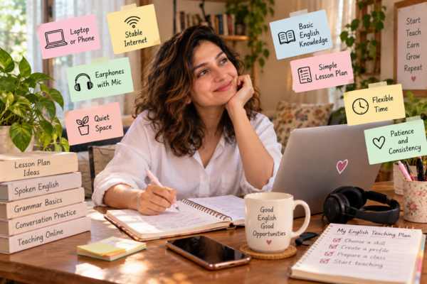 What you need to start English online teaching jobs from home